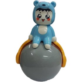 تصویر گوی تعادلی جغجغه ای طرح کودک اسباب بازی youleen 