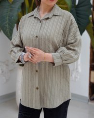 تصویر شومیز مانتویی کد80080 