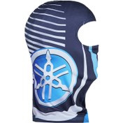 تصویر فیس موتور سواری طرح YAMAHA رنگ سورمه ای سفید 