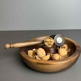 تصویر گردو شکن قطر 25 چوب گردو 