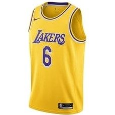 تصویر Los Angeles Lakers Nba Jsy 20 آتلی بسکتبال زرد مردانه نایک Nike 