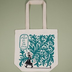 تصویر ساک پارچه ای مانیز _طرح حنا-maniz tote-bag 