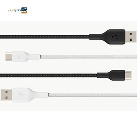 تصویر کابل تایپ سی بلکین مدل CAB002bt3M طول 3 متر CAB002bt3M Braided USB-C to USB-A Cable