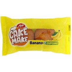 تصویر کاپ کیک دوقلو میوه ای طعم موز 55گ کیک میک مزمز 