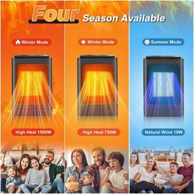 تصویر بخاری برقی برند Darmai مدل HL-1500A2 Darmai brand electric heater, model HL-1500A2