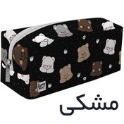 تصویر جامدادی مستر راد طرح خرس تدی سرمه ای و مشکی 