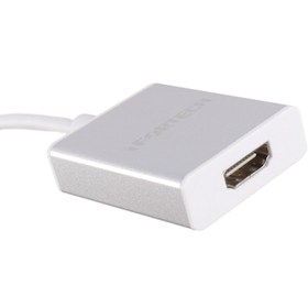 تصویر تبدیل HDMI آیفورتک Type-C به HDMI طول ۰.۱۸ متر 
