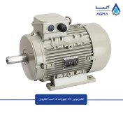 تصویر الکتروموتور الکتروژن سه فاز 7.5 کیلووات ، 10 اسب بخار ، 3000 دور، پوسته آلومینیوم 