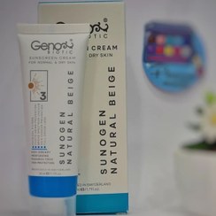 تصویر ضدافتاب ژنوبایوتیک مناسب پوست خشک بژ طبیعی 