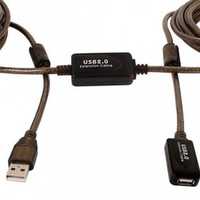 تصویر کابل افزایش طول USB 2.0 با طول ا USB2.0 Active Extension Cable 20m USB2.0 Active Extension Cable 20m