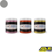 تصویر رنگ تزئینی نقره ای اکریلیک ساندورا کد 130 کوارت 