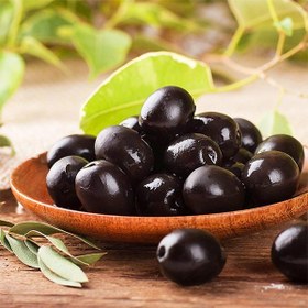 تصویر زیتون سیاه با هسته لوراس Loras وزن 2.250 کیلوگرم ا Loras black olive Loras black olive