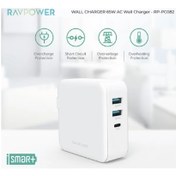 تصویر شارژر دیواری راو پاور RavPower Wall Charger 65W Model: RP-Pc082