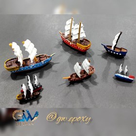 تصویر ماکت کشتی دو بادبان 