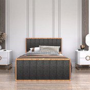 تصویر تخت خواب یک نفره اعیان مدل FH851 سایز ۱۲۰x۲۰۰ سانتی متر 