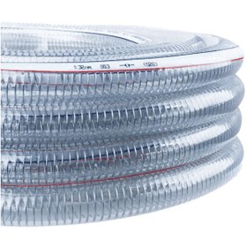 تصویر شیلنگ آبنما فنردار "5/8 ا 5/8 spring transparent hose 5/8 spring transparent hose