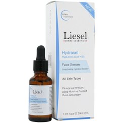 تصویر سرم آبرسان لایسل هیدراسل حاوی هیالورونیک اسید و B5 حجم ۳۰ میلی لیتر | Lisel Hydrasel Moisturizing Serum with Hyaluronic Acid and B5 volume 30ml 