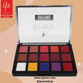 تصویر پالت رژ لب کاراکتر Color Lip Define Palette 