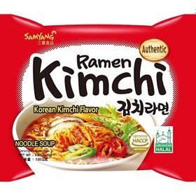 تصویر نودل فوری سرخ شده با طعم کیمچی کره ای 120 گرم سامیانگ SAMYANG ا SAMYANG Buldak fried instant noodles Korean kimchi flavor 120g SAMYANG Buldak fried instant noodles Korean kimchi flavor 120g