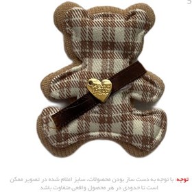 تصویر تکه دوزی خرس 