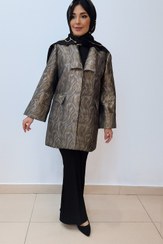 تصویر مانتو ژاکارد و شلوار کرپ 