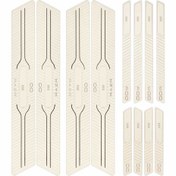 تصویر پک کامل محافظ و ضربه گیر بدنه خودرو ماهوت سری RAZR رنگ white مناسب برای LIFAN X60 