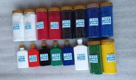 تصویر پودر مخمل پلی استر تُرک سفید ۱۱۰ گرم 