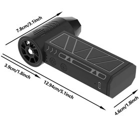 تصویر مینی جت فن چراغ دار مدل ZY7400-SE/PRO mini jet fan ZY7400-SE/PRO