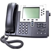 تصویر تلفن VoIP سیسکو مدل 7962G تحت شبکه ا Cisco 7962G Wired IP Phone Cisco 7962G Wired IP Phone