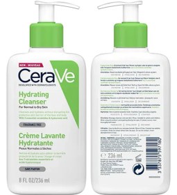 تصویر ژل شستشو و آبرسان پوست نرمال تا خشک سراوی CeraVe Cerave H.C.N.D Skin 236ml