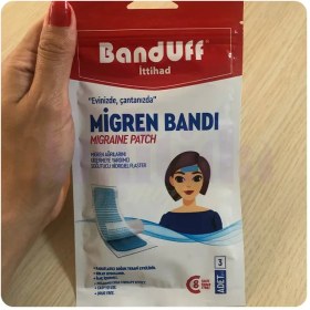 تصویر چسب میگرن بندوف Banduff مدل Migren Bandi بسته 3 عددی 