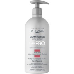 تصویر شامپو حرفه‌ای بایفاس مناسب موهای رنگ شده حجم 750 میلی‌لیتر Byphasse Hair Pro Shampoo Color Protect 750ml