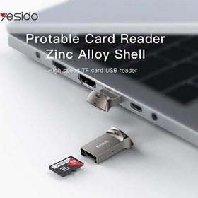 تصویر رم ریدر تک کاره Yesido GS20 Yesido GS20 MicroSD to USB Card Reader