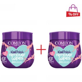 تصویر پد لاک پاک کن ناخن کامان (Comeon) مجموعه 2 عددی 