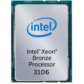 تصویر پردازنده سرور اینتل مدل Xeon Bronze 3106 Skylake استوک Intel Xeon Bronze 3106 Skylake Server Processor Used