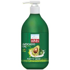 تصویر کرم نرم کننده و مغذی پمپی با روغن آووکادو 300گرمی بی ام اس Bms Oil Plus Softening Avocado Oil Cream 300g