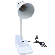 تصویر چراغ مطالعه صنایع کریم زاده مدل DL-105 با پایه و جاقلمی 