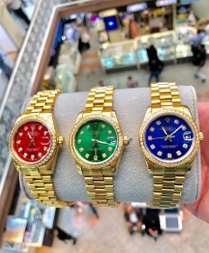 تصویر ساعت مچی زنانه رولکس ،ساعت رولکس ،ساعت زنانه رولکس،Rolex ،ساعت مچی شیک و جدید ،ساعت رولکس - صفحه سفید Rolex