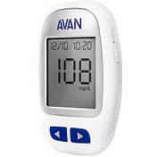 تصویر دستگاه تست قند خون آوان ( با نوار بدون تاریخ ) مدل AGM01 - مدل:10 نوار 