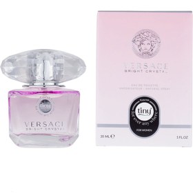 تصویر عطر جیبی زنانه مدل Versace Bright Crystal حجم 35 میل النترا تاینی Elentra Tiny Versace Bright Crystal Parfum For Women 35ml