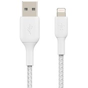 تصویر کابل 1 متری Lightning بلکین CAA001bt1M Belkin CAA001bt1MWH Lightning to USB Charging Cable