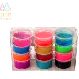 تصویر مینی اسلایم 12 رنگ 