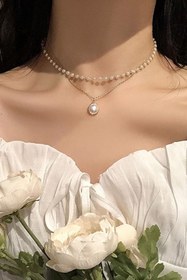 تصویر گردنبند مرواريد پرنسسي