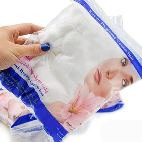 تصویر پنبه توپکی سفید گل 