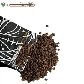 تصویر دانه قهوه عربیکا ۵۰% تام کینز سفید 1 کیلو Arabica coffee beans 50% Tom Keynes white 1KG