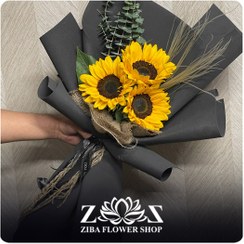 تصویر دسته گل آفتاب سهپر 