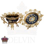 تصویر کاسه بشقاب پایه خرچنگی 