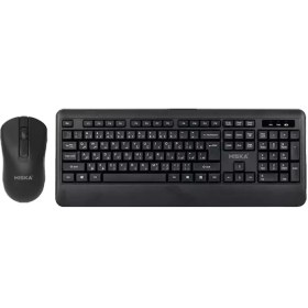 تصویر کیبورد و ماوس هیسکا مدل H-MK15W Hiska H-MK15W Keyboard and Mouse