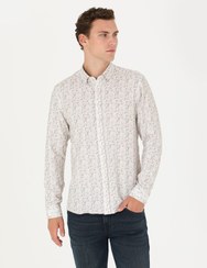 تصویر پیراهن آستین بلند راسته مردانه | پیر کاردین Pierre Cardin G021SZ004.000.1698573 