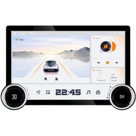 تصویر مانیتور خودرو ولوم دار جم استون مدل GS-630 GEMSTONE GS-630 CAR MULTIMEDIA